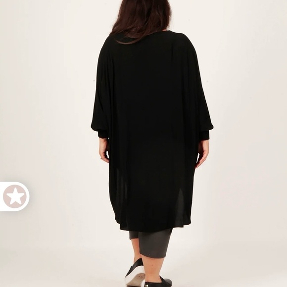 Suzy D JOY LONG BACK VISCOSE HI LO TOP CURVE Womans Sz 3 US 16/18 Made In Italy - Picture 2 of 15